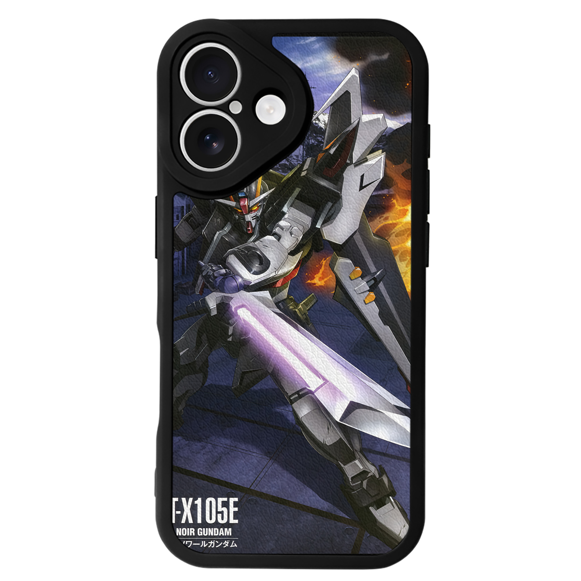 （画像用） 機動戦士ガンダム Mobile Suit Gundam 【iPhone 16シリーズ対応】シリコンスマホケース（レザー調） 材質：シリコン
